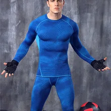 3 цвета Фитнес Наборы для ухода за кожей удобные быстросохнущая Для Мужчин's Бег длинная куртка с секциями Спорт на открытом воздухе Фитнес теплые Фитнес Спорт Тонкий костюм