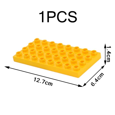 Haiyico Duplo 32 отверстие опорной плиты сборки Запчасти 4x8 точек опорная плита модель строительные аксессуары блоки DIY игрушки для детская