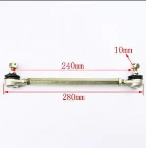 280mm 10mm Joiner perno barra 125cc Quad bici de la suciedad ATV Go Kart Dune Buggy