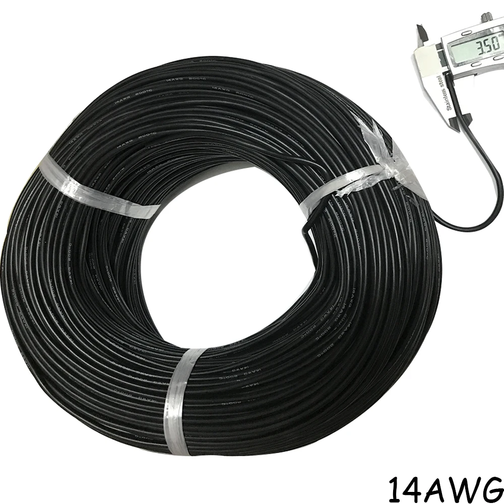 30 м/лот провод 12AWG 14AWG 16AWG 22AWG 24AWG 26AWG 28AWG 30AWG высокотемпературный мягкий силиконовый