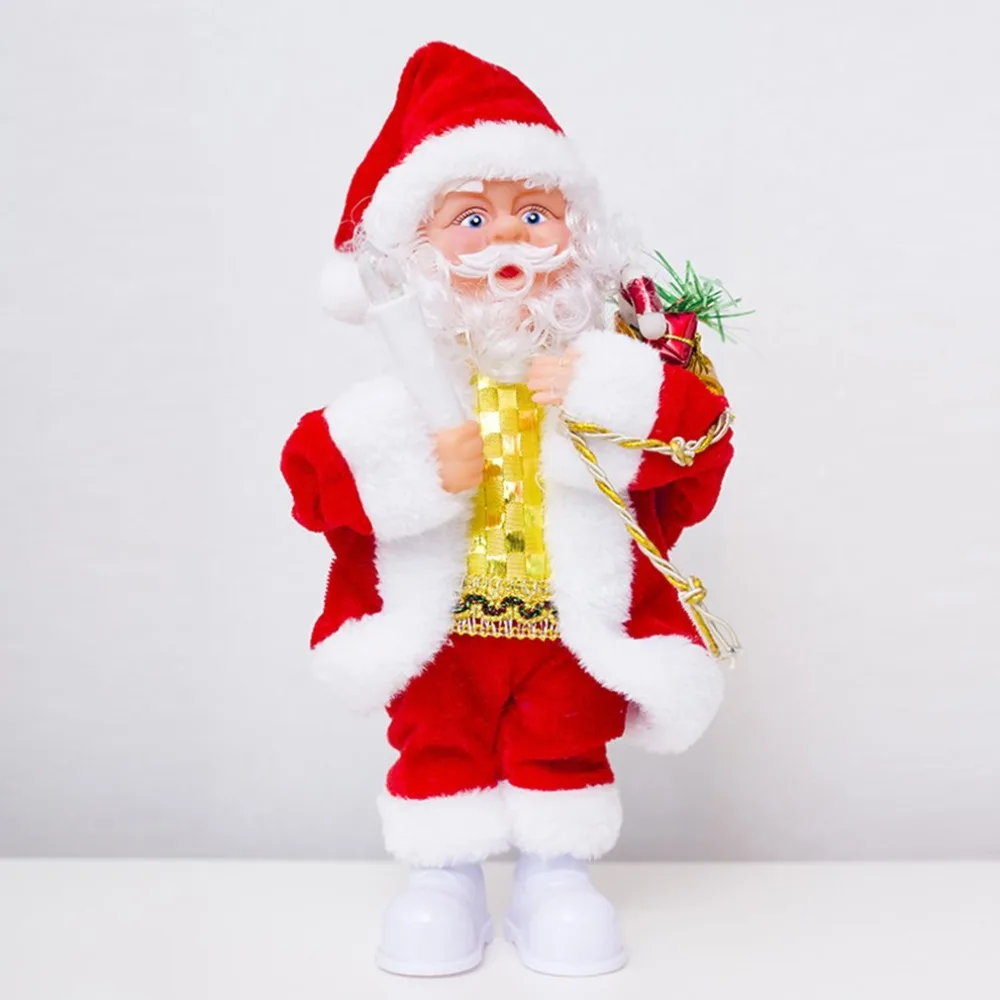

New electric Santa Claus creative music doll Lantern Santa Claus toy ornaments Christmas decorations
