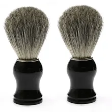 Новая мода для мужчин барсук волос черная ручка из АБС щетка для бритья парикмахерский инструмент