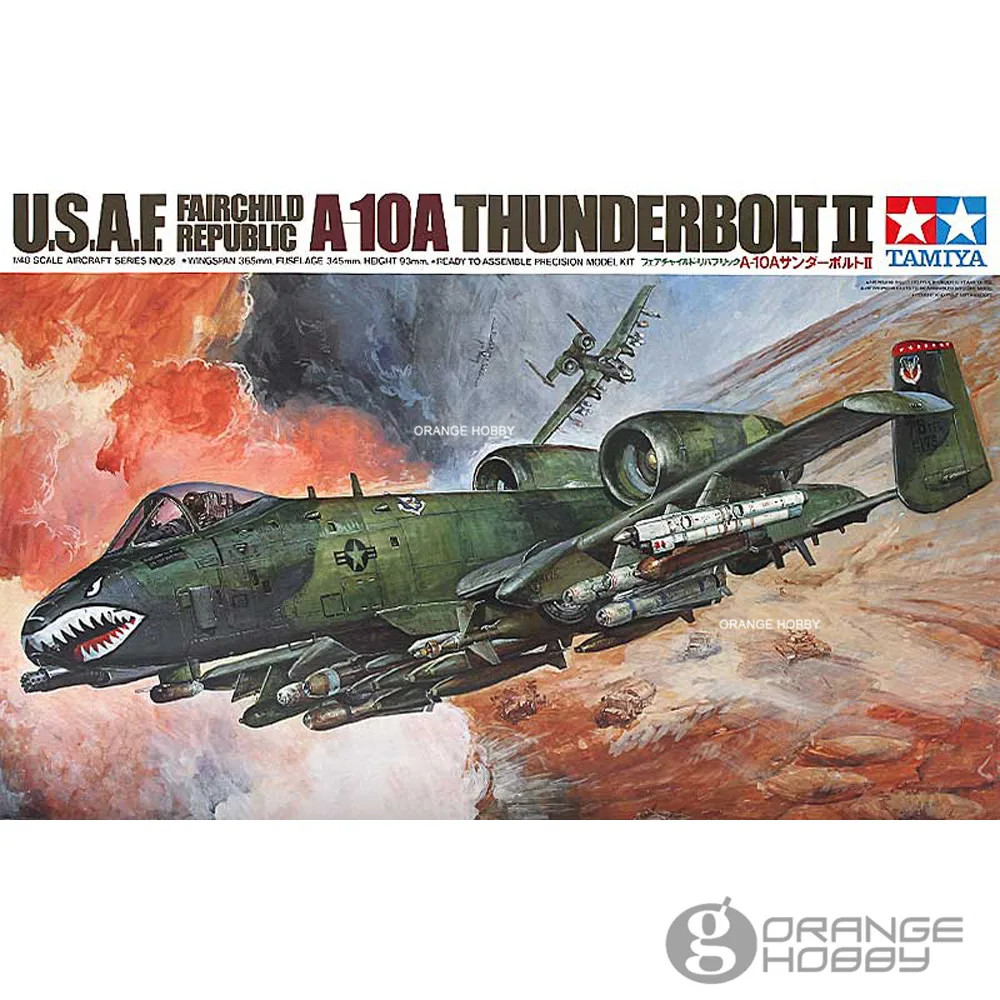 

OHS Tamiya 61028 1/48 A10A Thunderbolt II Assembly Airforce Model Building Kits G