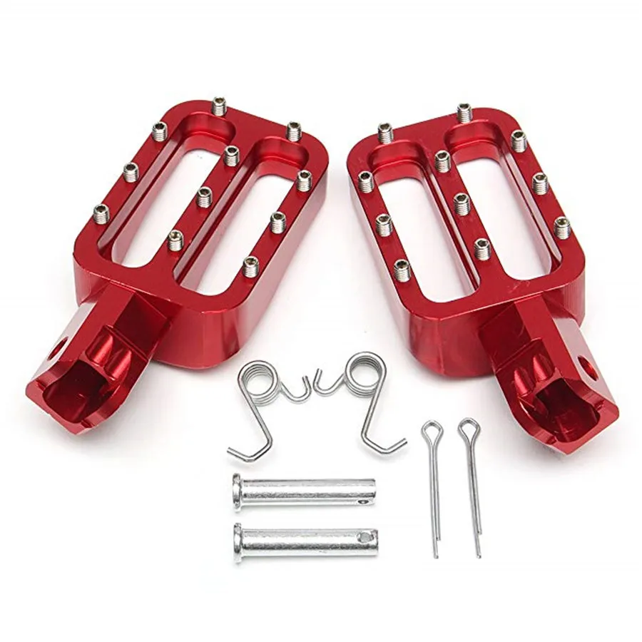 Aliexpress.com : Buy 1 Pair Red Bike Pedals Foot Pegs Rests Footpegs CNC Pit For MX CRF50 XR50 