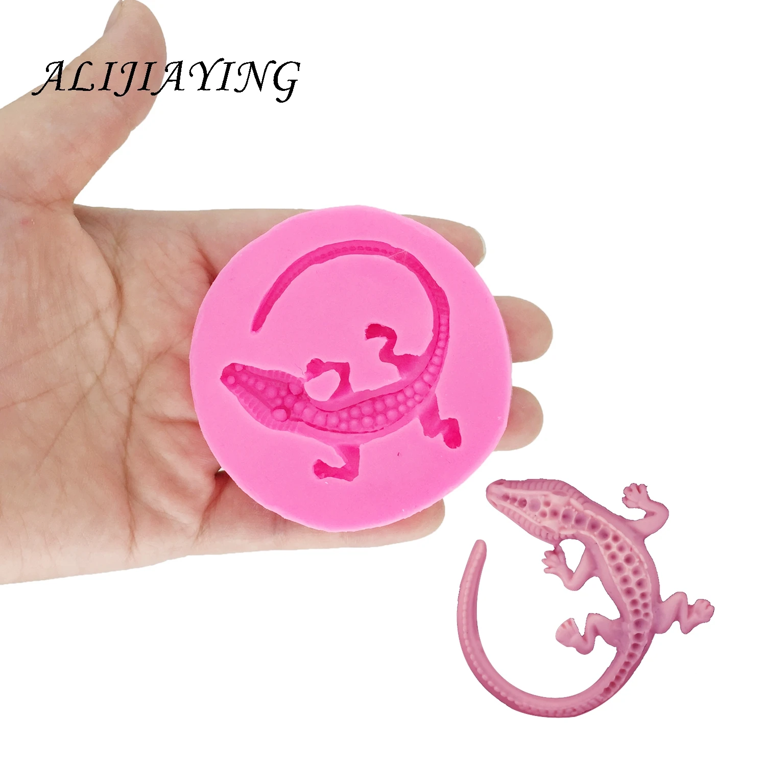 

DIY lizard cake molds snake Silicone Molds Gumpaste Fondant Cake Decorating Tools chocolate dessert decorators moulds DY0044
