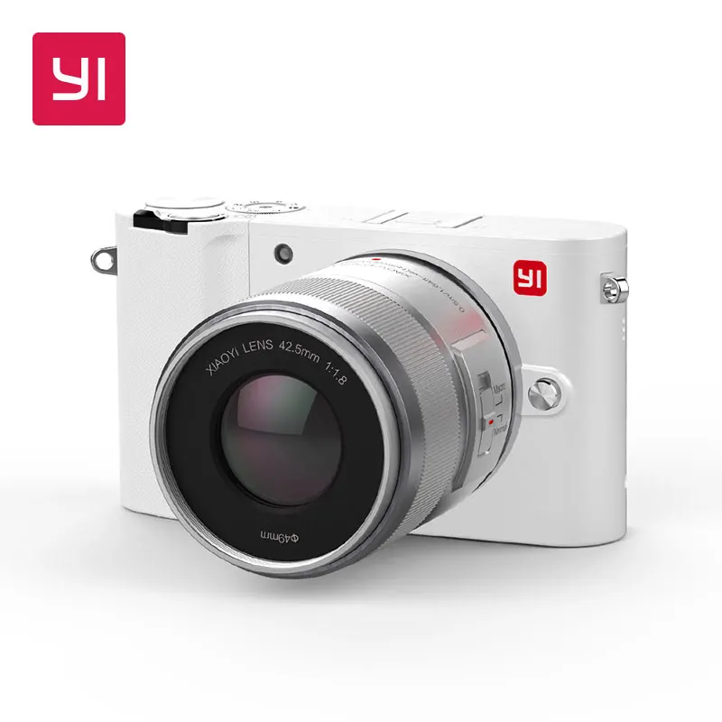 

YI M1 Mirrorless Digital Camera Prime Zoom LCD 2 Lens Minimalist BLE WIFI RAW 20MP Video Recorder International Version