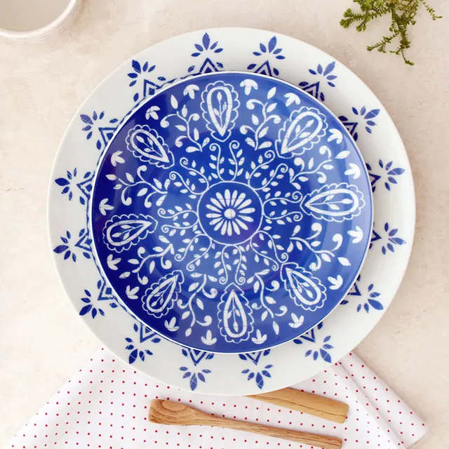 north european style ceramic dishes plates kitchen pottery on