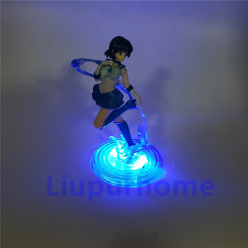Сейлор Мун lamparas Меркурий фигурка светодиодный свет DIY Набор Figuarts Zero Sailor Mizuno Ami