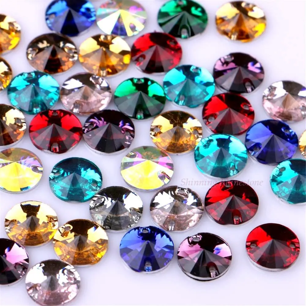 50 шт. круглые камни для шитья 10 мм цветов|rhinestone sew|rhinestone sew onresin rhinestones |