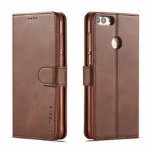 Capa inteligente para huawei p de 2018, capa flip magnética de luxo, vintage, carteira simples, bolsa de couro para celular huawey psmart 2019 coque