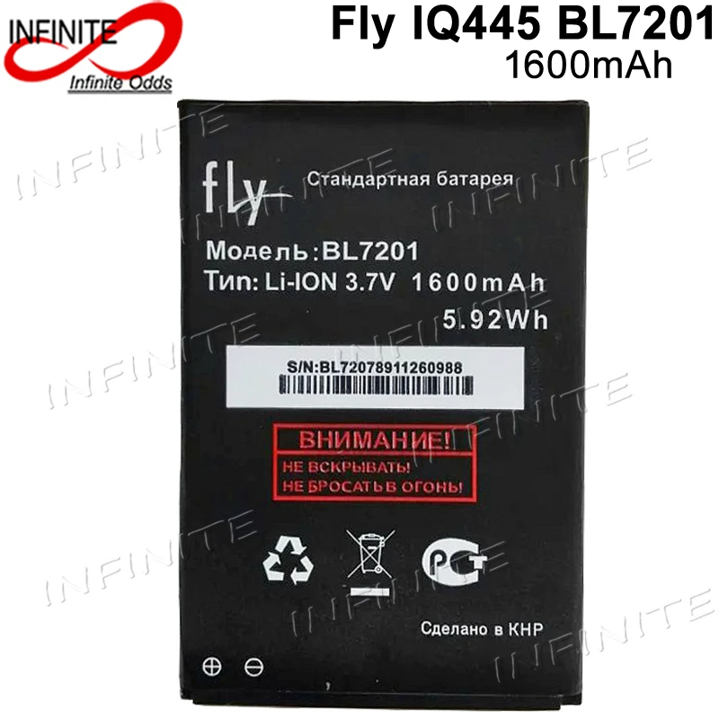 Летать IQ445 Батарея BL7201 1600 мАч аккумулятор высокого качества|fly iq445|fly iq445 bl7201fly battery |