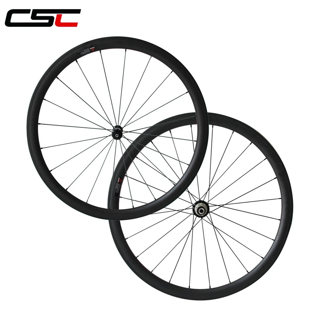 Cheap CSC Road bike wheelset 700C full carbon 38mm clincher wheels 23mm width Powerway R36 hub cn 424 Pillar 1420 sapim aero spoke 3 Cheap CSC Road bike wheelset 700C full carbon 38mm clincher wheels 23mm width Powerway R36 hub cn 424 Pillar 1420 sapim aero spoke 3