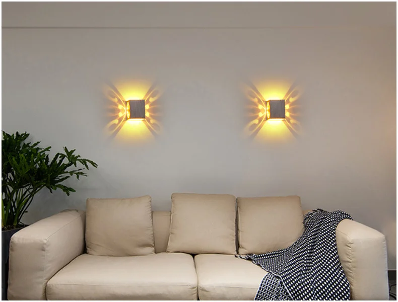 2018 Lamparas De Pared Led настенный светильник для прихожей прохода цветные светильники