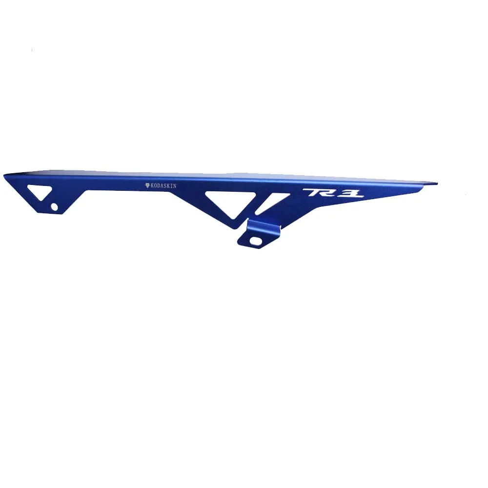 KODASKIN Модифицированная металлическая Мотоциклетная цепь Защитная крышка протектор Аксессуар подходит для YAMAHA YZF R3 - Цвет: Blue