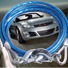 4 метра 6 тонн буксировка автомобиля трос стальной трос тяговый трос аварийное оборудование с тяговым канатом буксировочный Натяжной ремень веревка