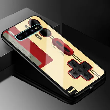 Закаленное Стекло чехол для samsung Galaxy S10 Чехол Мягкий силиконовый чехол жесткий чехол для samsung Galaxy S 10 G9730 случаях Coque shell - Цвет: A4