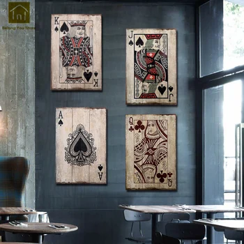 

Creative Painting Wall Decoration Personalized Vertical Paintings Wall Art Canvas Quadros De Parede Vintage Home Decor WKM030