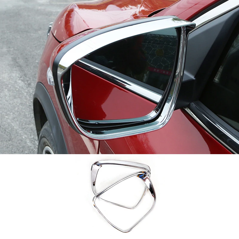 

For Nissan Rogue X-Trail T32 2014 2015 2016 2017 2018 Car Rearview Mirror Covers Rain Eyebrow Frame Exterior Auto Accessories