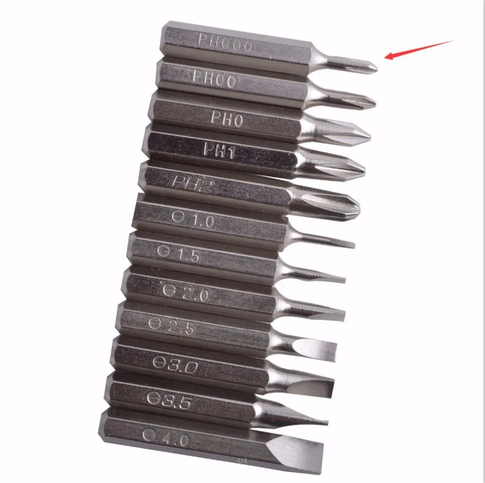 50 pieces PH000 CR V Screwdriver Bit SetScrewdriver AliExpress