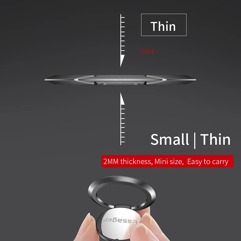 Essager Finger Ring Holder For iPhone XS Max XR Samsung Mobile Cell Phone Ring Stand For Smartphone Support Magnetic Car Holder Essager Finger Ring Holder For iPhone XS Max XR Samsung Mobile Cell Phone Ring Stand For Smartphone Support Magnetic Car Holder