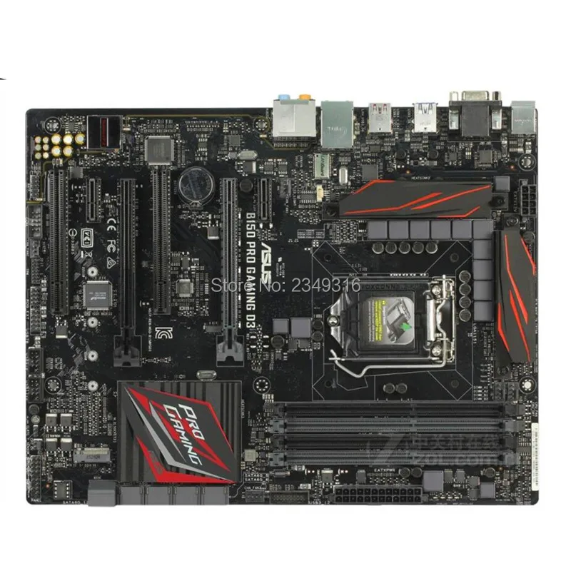 Материнская плата для Asus B150 PRO GAMING D3 материнская LGA 1151 DDR3 SATA3 USB3.0|Материнские платы|