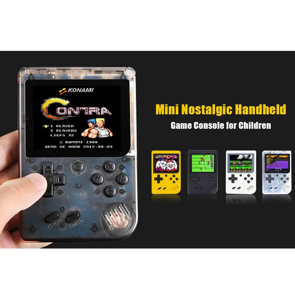 Classic Mini Handheld Game Console 3 Inch LCD 168 Games Retro FC Game 