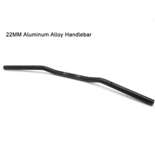 Руль мотоцикла универсальный 22 мм руль мотоцикла скутер ручка в стиле ретро Бар винтажный черный/серебристый/серый руль для мотора мото