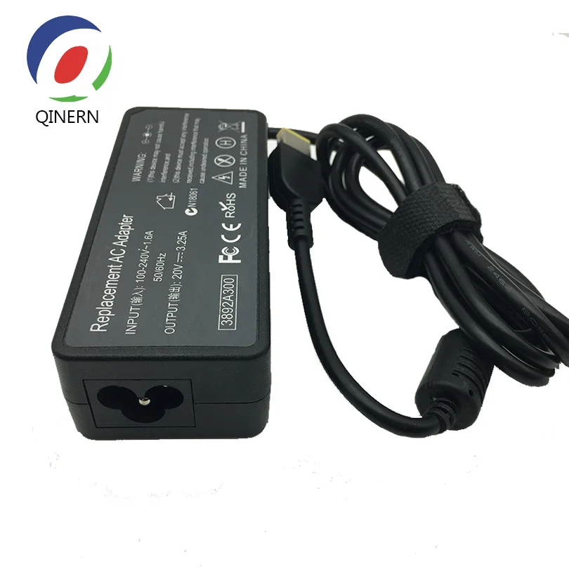 20V 3.25A 65W USB AC зарядное устройство адаптер питания для Lenovo Thinkpad X301S X230S G500 G405 X1 Carbon E431
