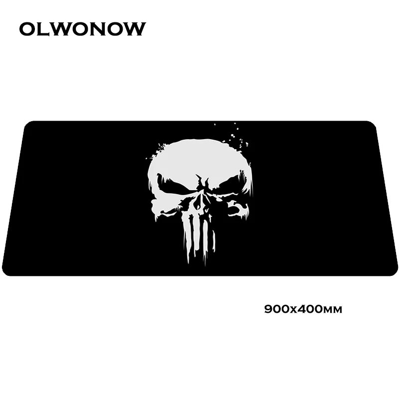 Каратель коврик для мыши 90x40 см Коврик для мыши подарок notbook компьютерный коврик для мыши Хэллоуин игровой коврик для мыши геймер ноутбук коврики для мыши - Цвет: size900x400x2mm