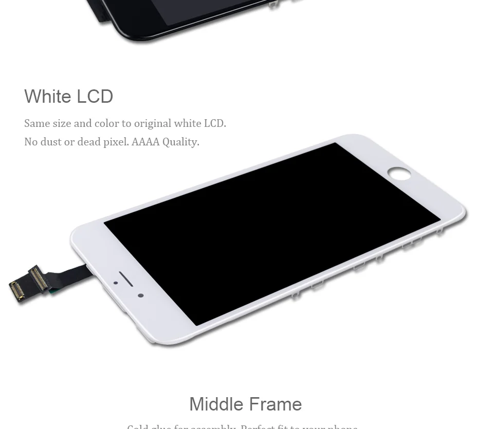 WST 3D Touch AAAA Quality Screen Phone LCD For iPhone 7 6 6s 8 Plus LCD Display Screen Digitizer Touch Module Replacement Screen (11)