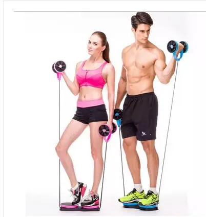 

Double Muscle Trainer Wheel Abdominal Power Wheel Ab Roller for Gym Arm Waist Leg Training Fitness Exercise