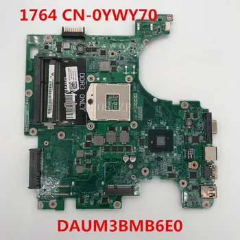 

Free shipping For 1764 laptop motherboard CN-0YWY70 0YWY70 YWY70 DAUM3BMB6E0 HM55 DDR3 working well
