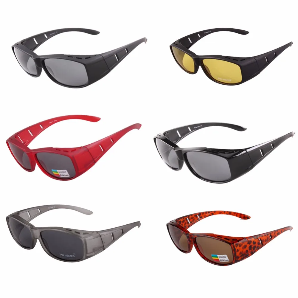 Защита от солнца поляризованные линзы UV400 подходят для солнцезащитных очков носить по рецепту очки для мужчин и женщин Чехол для очков Солнцезащитные очки