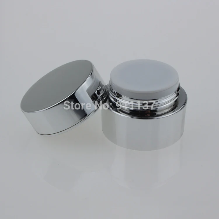 Acrílico para Unha Embalagens de Cosméticos com Tampa de Plástico Frascos com Tampas de Plástico Sliver Polonês Pequenas Pequenos 3000 Pcs 5g Jar