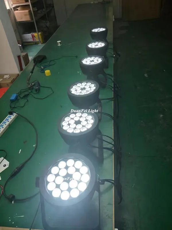 18x10w 4in1 led flat par-9