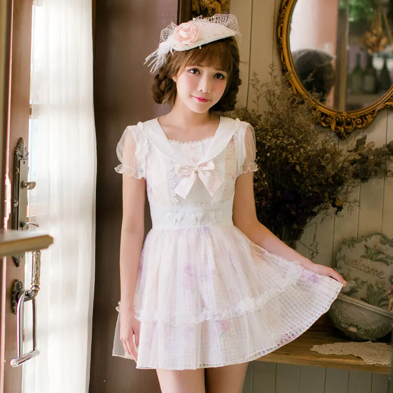 Candy Rain Women Sexy Elegant White Lace Summer Dress 2017 A line Slim