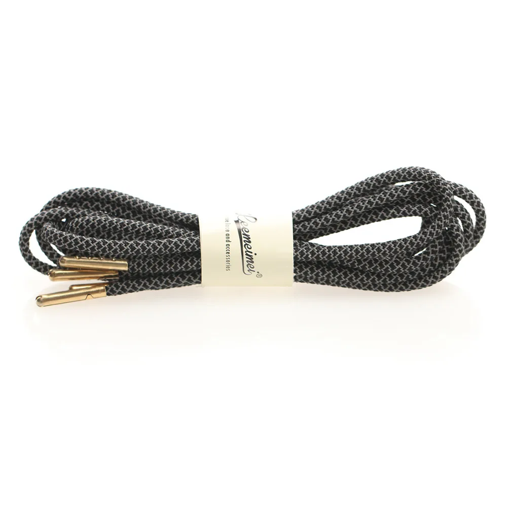 Круглые светоотражающие шнурки 3 м металлические Aglets безопасные детские