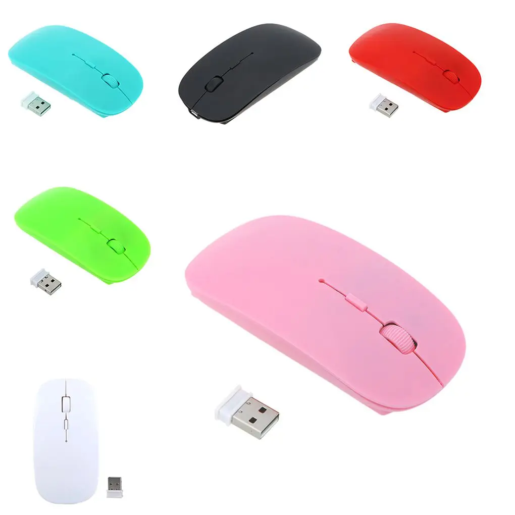 

2.4GHz Wireless Mouse 1600DPI 4 Buttons Ergonomic Cordless Mice for PC Desktop Laptop Windows Computer