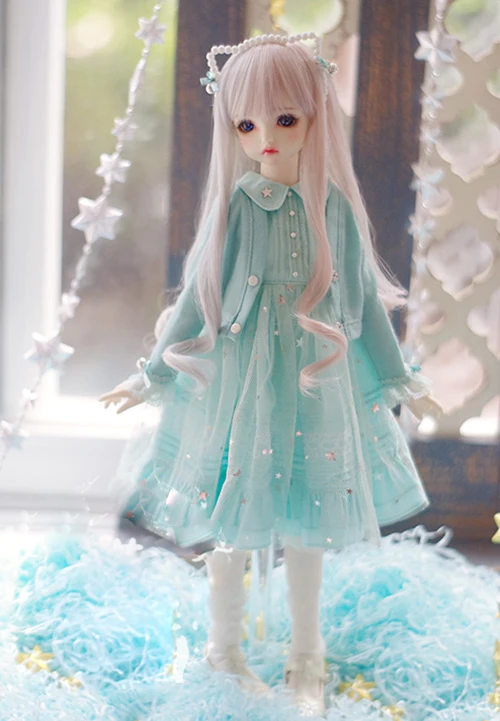 BJD одежда вязаное пальто платье костюм для 1/4 1/6 BJD YOSD MSD кукла аксессуары для кукольной одежды