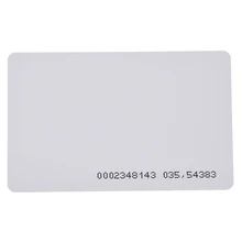 125 кГц доступ к двери Близость RFID карты Wht 10 шт