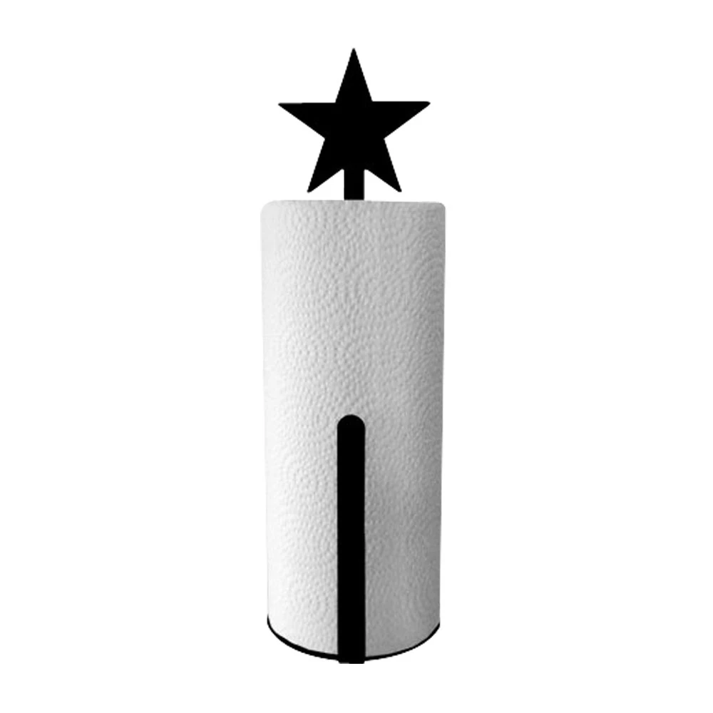 

Village Wrought Iron Star - Paper Towel Holder Holder Vertical Wall Mount