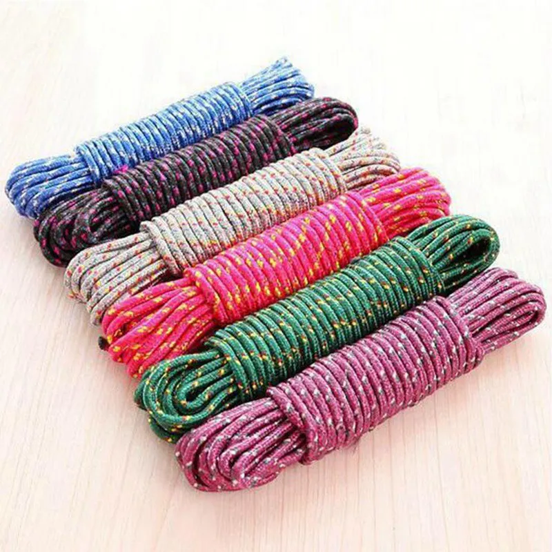 10M Laundry Hanging Rope Nylon Slip Windproof Clothesline Outdoor Drying Clothes Line Clotheslines 2