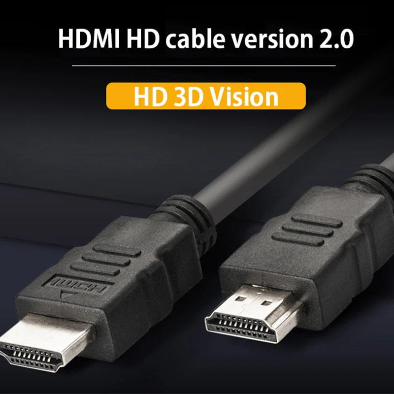 Кабель dvor HDMI 24k позолоченный 2,0 папа-папа 0,5 м 1 м 1,5 м 1,8 м 3 м 5 М 1080P 3D HDMI кабель для HDTV splitter switcher Cabel