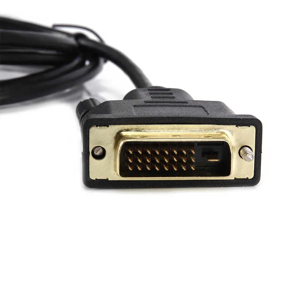 0,3/1,8 м DVI к Micro HDMI Кабель-адаптер 24+ 1 контакт соединитель папа-папа кабели для телефона PC tv 8899
