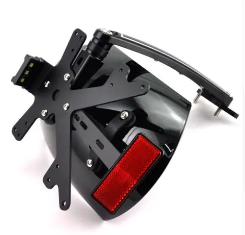 

MOTO4U Side Arm License Plate Support Kit w LED for BMW R Nine T 1200 2013-2017