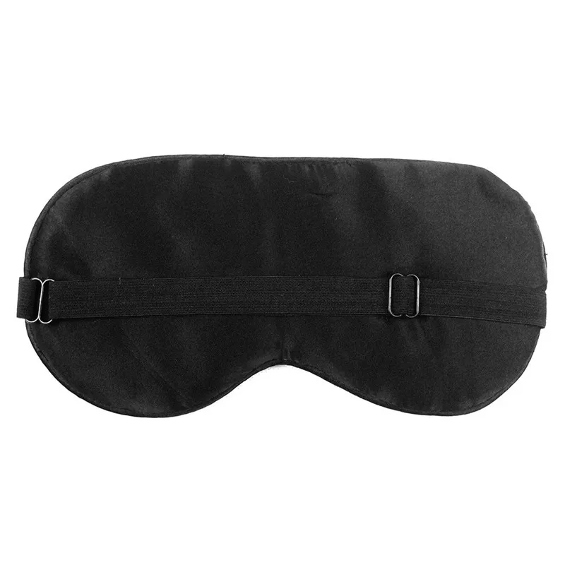 

2018 1PC New Pure Silk Sleep Eye Mask Padded Shade Cover Travel Relax Aid