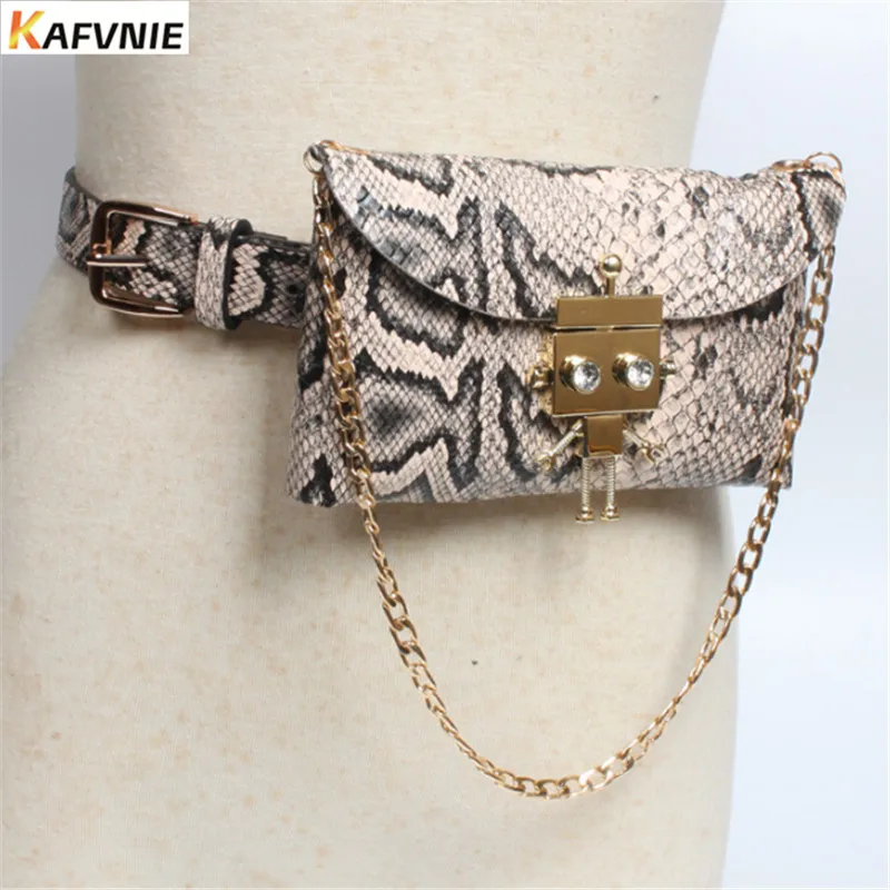 

New Fashion Belt Bags Leopard Women Waist Bag Travel Waist Pack Wallet PU Leather Waist Pouch Vintage Lady Fanny Pack 5 color