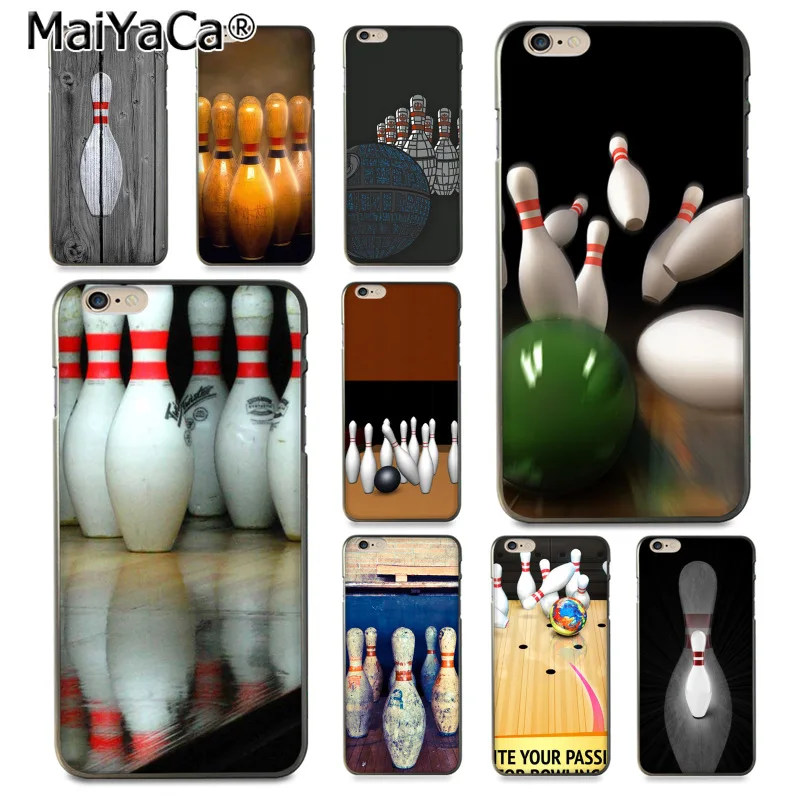 

MaiYaCa Sport Bowling Ball Diy Luxury High-end Protector phone Case for iPhone 8 7 6 6S Plus X 10 5 5S SE 5C Coque Shell