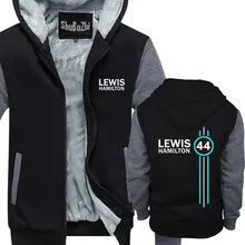 Lewis Hamilton 44 мужские толстовки мужские толстые флисовые толстовки модные брендовые пальто зимняя одежда Европейский размер
