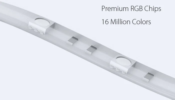 YLDD04YL 2 м RGB WiFi светодиодный светильник, полоса миллионов цветов, заданная сцена, 12 Вт, высокая интенсивность, светодиодный смарт-лента, новая светодиодная лента